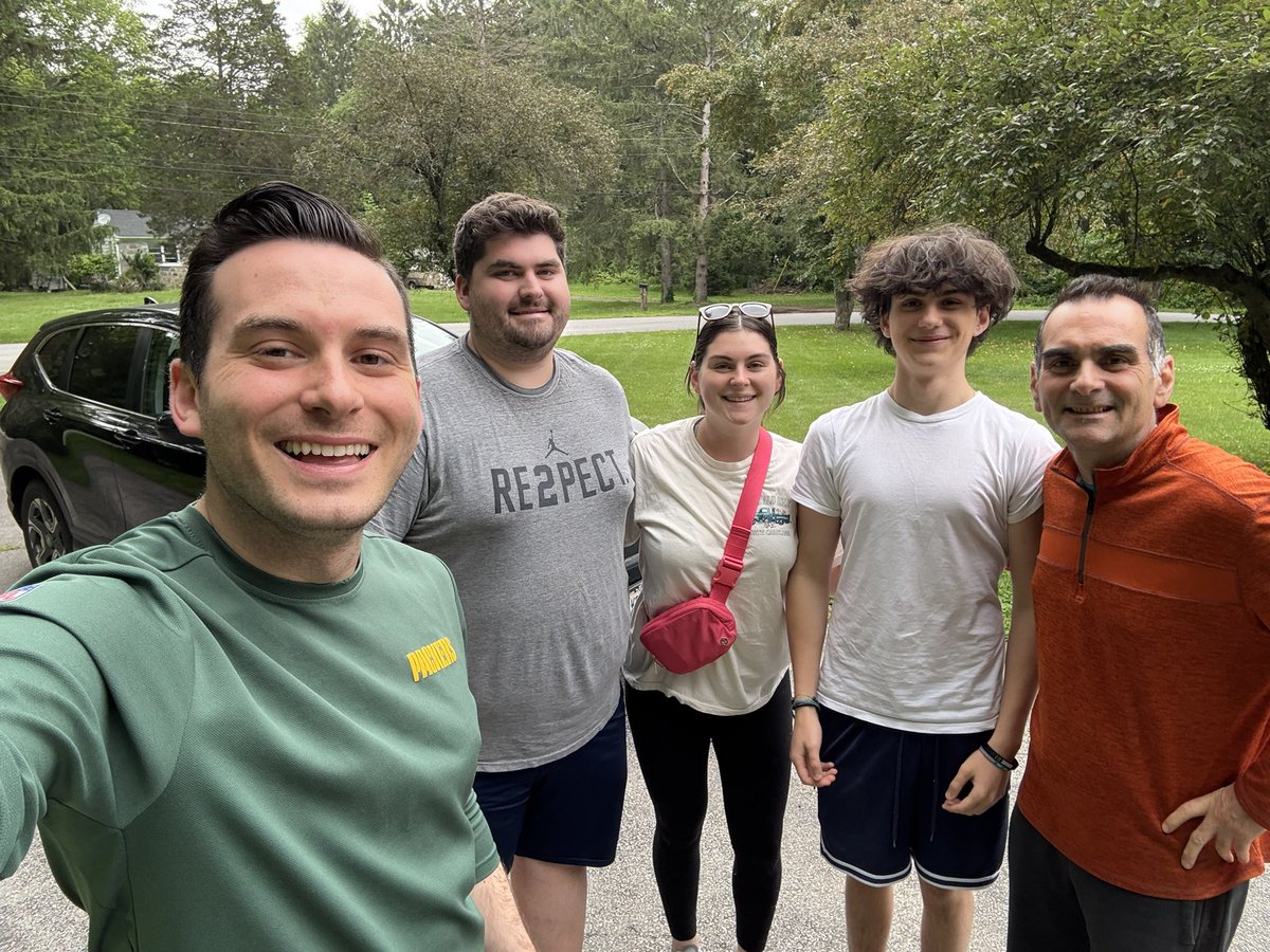WHAT MADE SEAN SMILE (days 163-166): Despite the soggy weather, fun time with family in NY. And great to be with Dad for Father’s Day!
