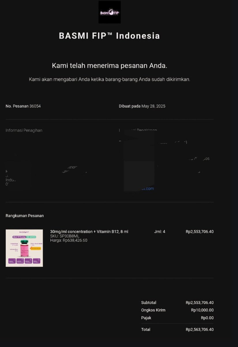 softKONic's tweet photo. Hi, kaka² yang anabulnya sakit FIP dan butuh obat GS-441524 dari Basmi FIP, saya punya 4 vial sediaan 30mg/ml isi 8 ml. Masih baru &amp; belum dibuka sama sekali. 

#WTS #WTB #FIPV #VIRUS #FIP #BASMIFIP #BASMICARE #KUCING #CAT #KITTEN https://t.co/ptDGzZv1xc