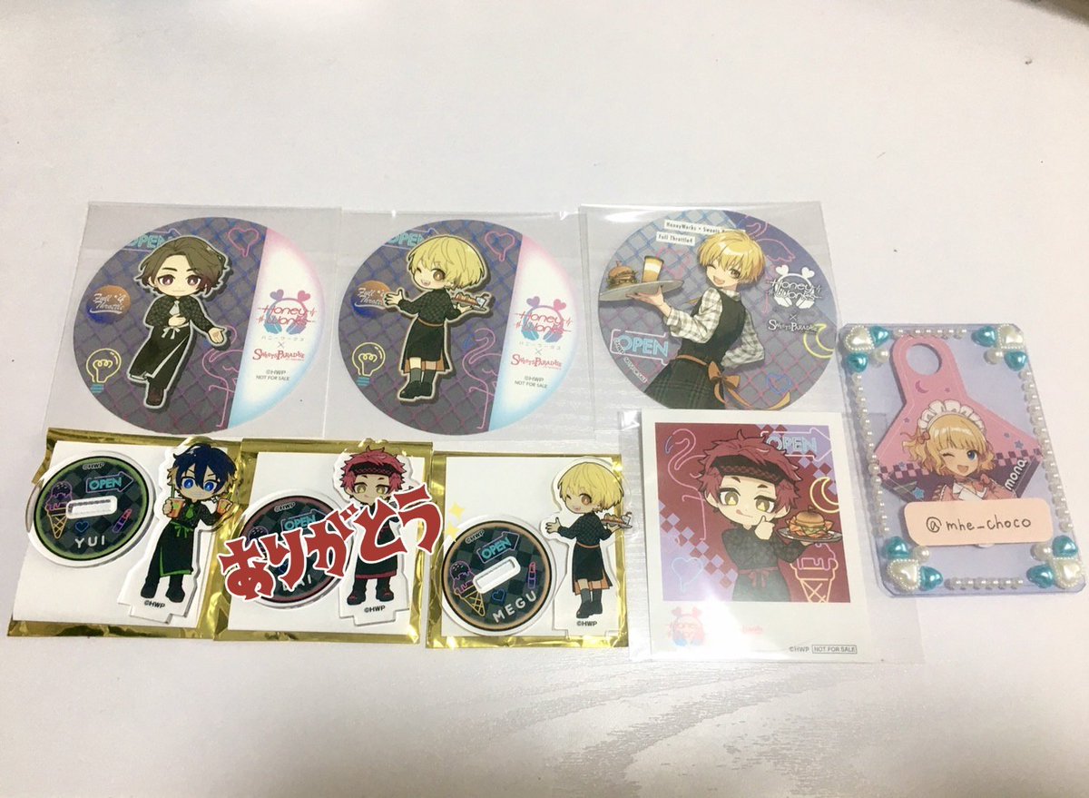 mhe_choco's tweet photo. 【交換】HoneyWorks  ハニワ グッズ Sweets Paradise スイパラ アクスタ フォト風カード コースター

求：mona 等身＞SD

譲：画像のグッズ
Full Throttle4 FT4 IV MEGU DAI YUI

▹▸ 郵送希望 
相互予定合えば大阪手渡し可。

検索からでもお気軽にお声掛けください。 https://t.co/pUWc6at92g
