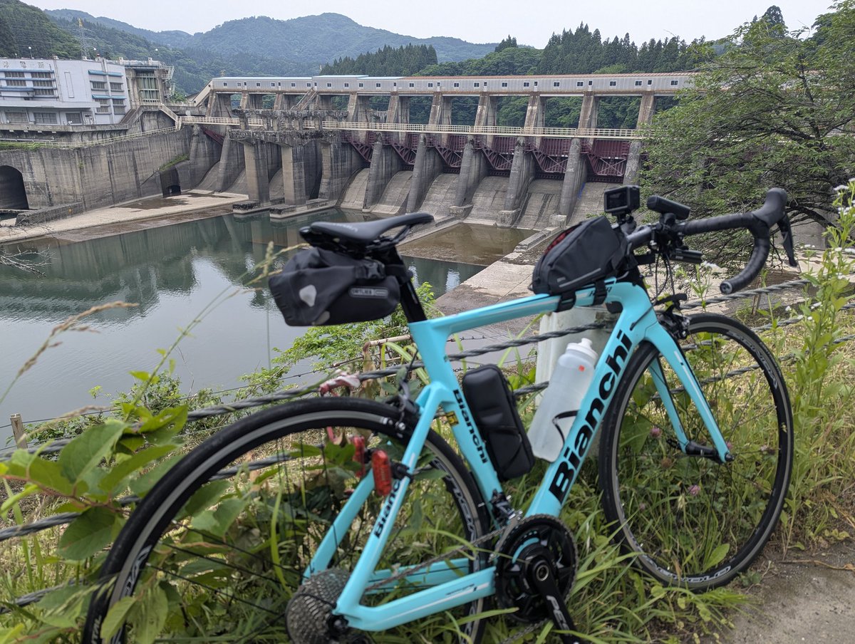 BRM0614日本橋（SLばんえつ物語）完走。途中で自転車乗ったらダメな日レベルの雨☔（笑）　関係者の皆さんありがとうございました！皆さんお疲れ様でした☺️