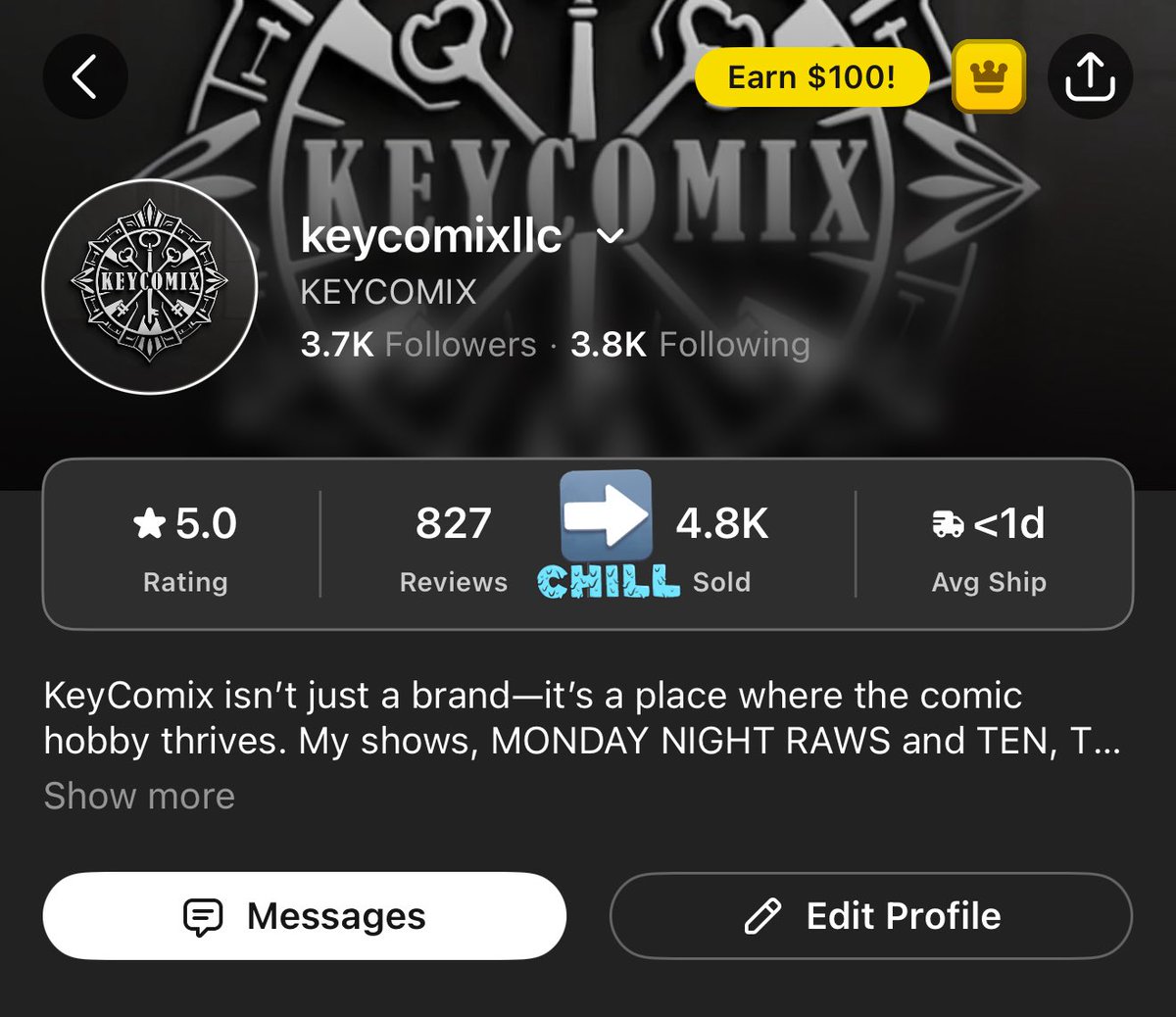 Come through tomorrow it’s a pretty good one for sure 🤙🏾 click on the link below and save the date cause it’s happening tomorrow 🤯🤩 let’s not forget books hot off the press before it hits your LCS, sheesh let’s get it 🤙🏾

whatnot.com/s/9f8BlyE0

#KeyComixLLC #KeyBoxes