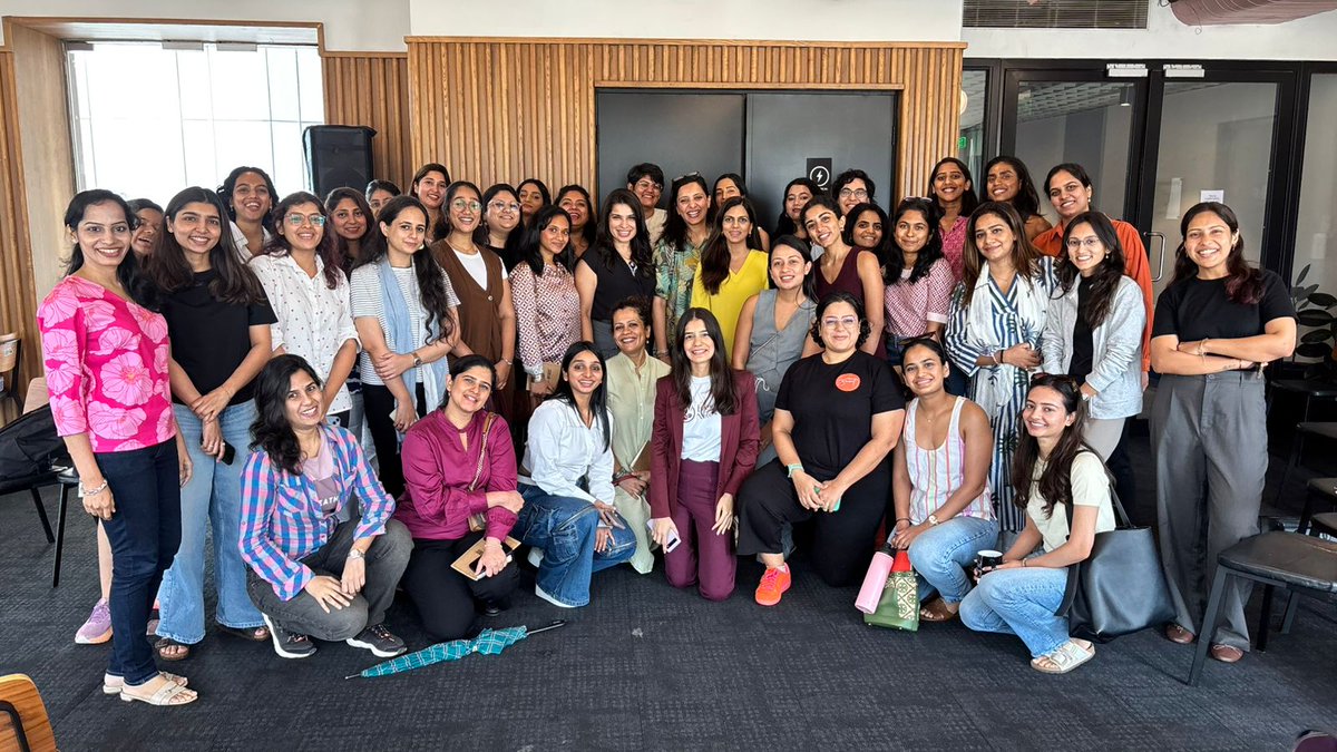 Money talks &amp; women are ready to lead the conversation. Spoke at @Zerodha’s ‘In Her Interest’ event alongside the brilliant Hena Mehta, co-founder of Basis.

We spoke not just about investing, but about intentional wealth &amp; why women must define their own financial playbook.
