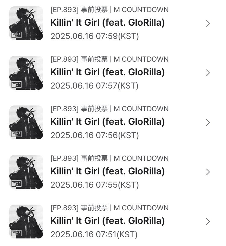 TaeJK91230's tweet photo. M COUNTDOWN 事前投票🗳️
ホソクさん　Killin’ It Girl 投票完了✅
事前投票は本日23:59まで⏰

ホソクさんに🥇贈りたい！

#jhope_KllinItGirl https://t.co/f3Srv1uHE4