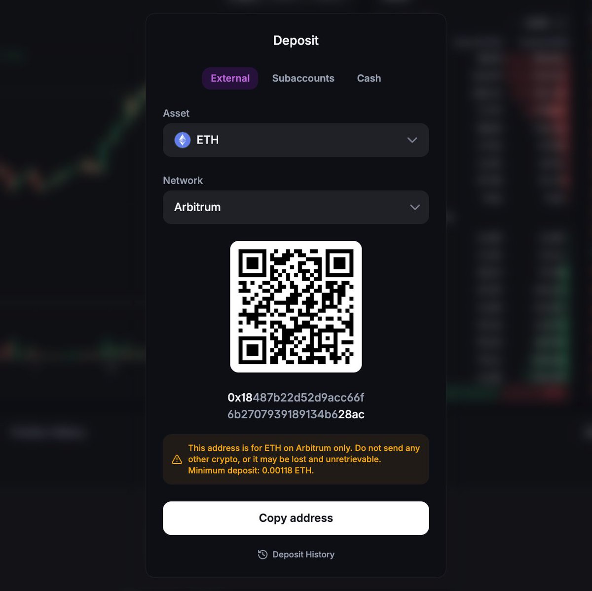 Backpack's tweet image. Arbitrum deposits and withdrawals are now open for $ETH &amp;amp; $USDC 🧱