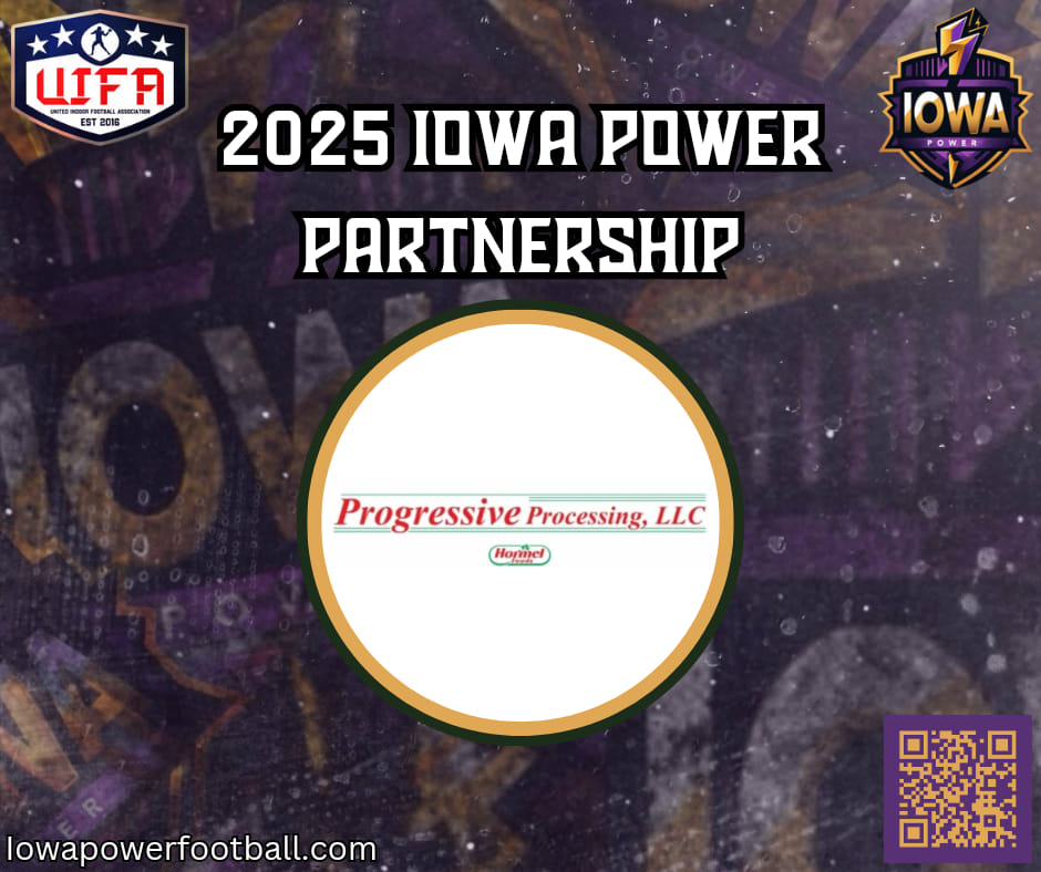 Iowa_Power's tweet image. Powering forward together! ⚡ The Iowa Power proudly partners with Progressive Processing @HormelFoods to spark BIG impact in Dubuque! Let’s build something special. #PowerUp #DubuqueProud #IowaPower #CommunityStrong #ArenaFootball #PowerPartners #GameChangers