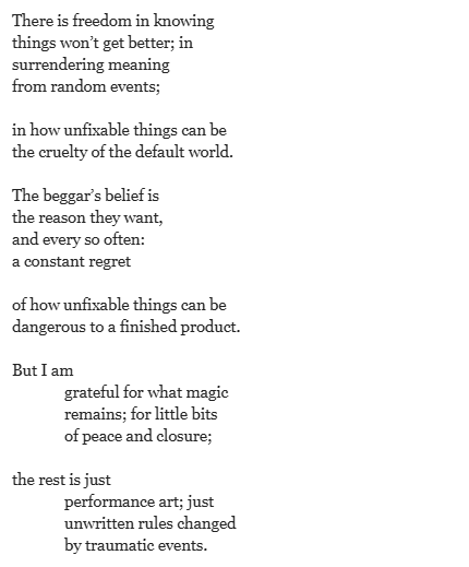 h/t to <a href="/daniellellecco/">danielle</a> for writing this based on my recent tweets, i think i rather like it