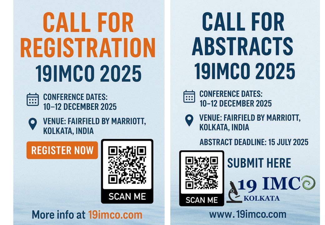 Rajkumari Nikita (@nikita_rk21) on Twitter photo Calling for abstracts!
19th International Meiofauna Conference happening in India.
For details: 19imco.com
<a href="/mirandahouse_/">Miranda House</a> <a href="/ZoologicalI/">Zoological Survey of India</a> <a href="/CSIRNIOGoa/">CSIR-NIO GOA</a>
#meiofauna #nematodes
Here is the link to abstract submission:
docs.google.com/forms/d/e/1FAI… Calling for abstracts!
19th International Meiofauna Conference happening in India.
For details: 19imco.com
<a href="/mirandahouse_/">Miranda House</a> <a href="/ZoologicalI/">Zoological Survey of India</a> <a href="/CSIRNIOGoa/">CSIR-NIO GOA</a>
#meiofauna #nematodes
Here is the link to abstract submission:
docs.google.com/forms/d/e/1FAI…