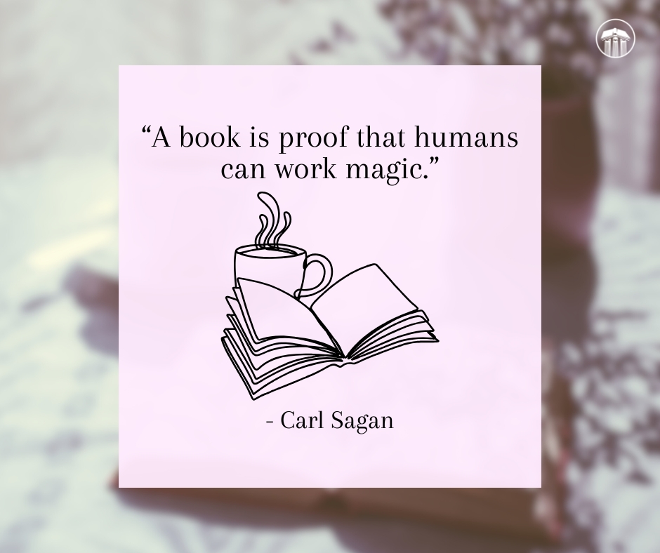 "A book is proof that humans can work magic." – Carl Sagan 📚

#MaandagMotivering #Inspirasie #Lekkerleesboeke