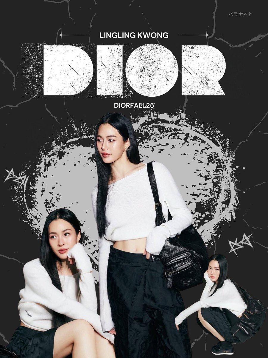 izeqooza's tweet image. Dior Dior Dior 

#DiorFall25 
#linglingkwong 
#หลิงหลิงคอง 
#Ormkornnaphat 
#ออมกรณ์นภัส