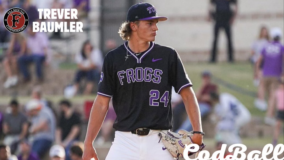 CodBall (@codball) on Twitter photo Trever Baumler (<a href="/TCU_Baseball/">TCU Baseball</a>) tossed 3 scoreless innings for <a href="/FalCommodores/">Falmouth Commodores</a> tonight striking out 6 Trever Baumler (<a href="/TCU_Baseball/">TCU Baseball</a>) tossed 3 scoreless innings for <a href="/FalCommodores/">Falmouth Commodores</a> tonight striking out 6