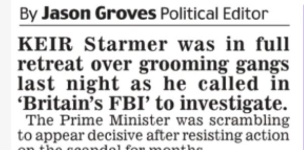 KvinLve's tweet image. FRONT PAGE !!!! This absolute rag opens with more total SHIT !!! Who reads this vile piece of diarrhoea. They should get off the sidewalk, use their cell phone, walk past the drug store to get more liquor. Even the inglish don’t have an “FBI”