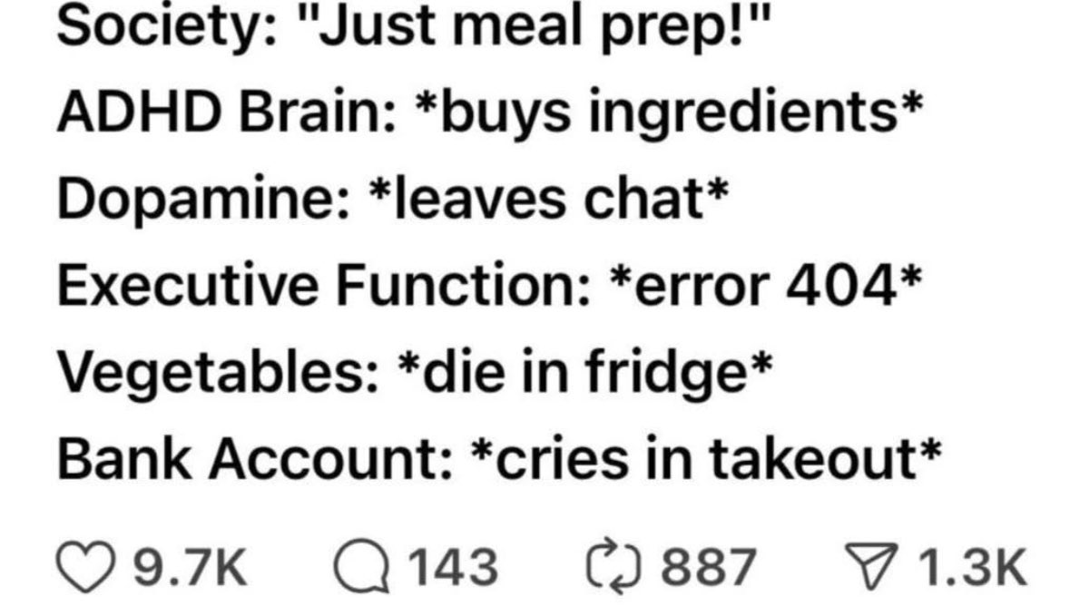 ADHD Memes (@adhdforreal) on Twitter photo 