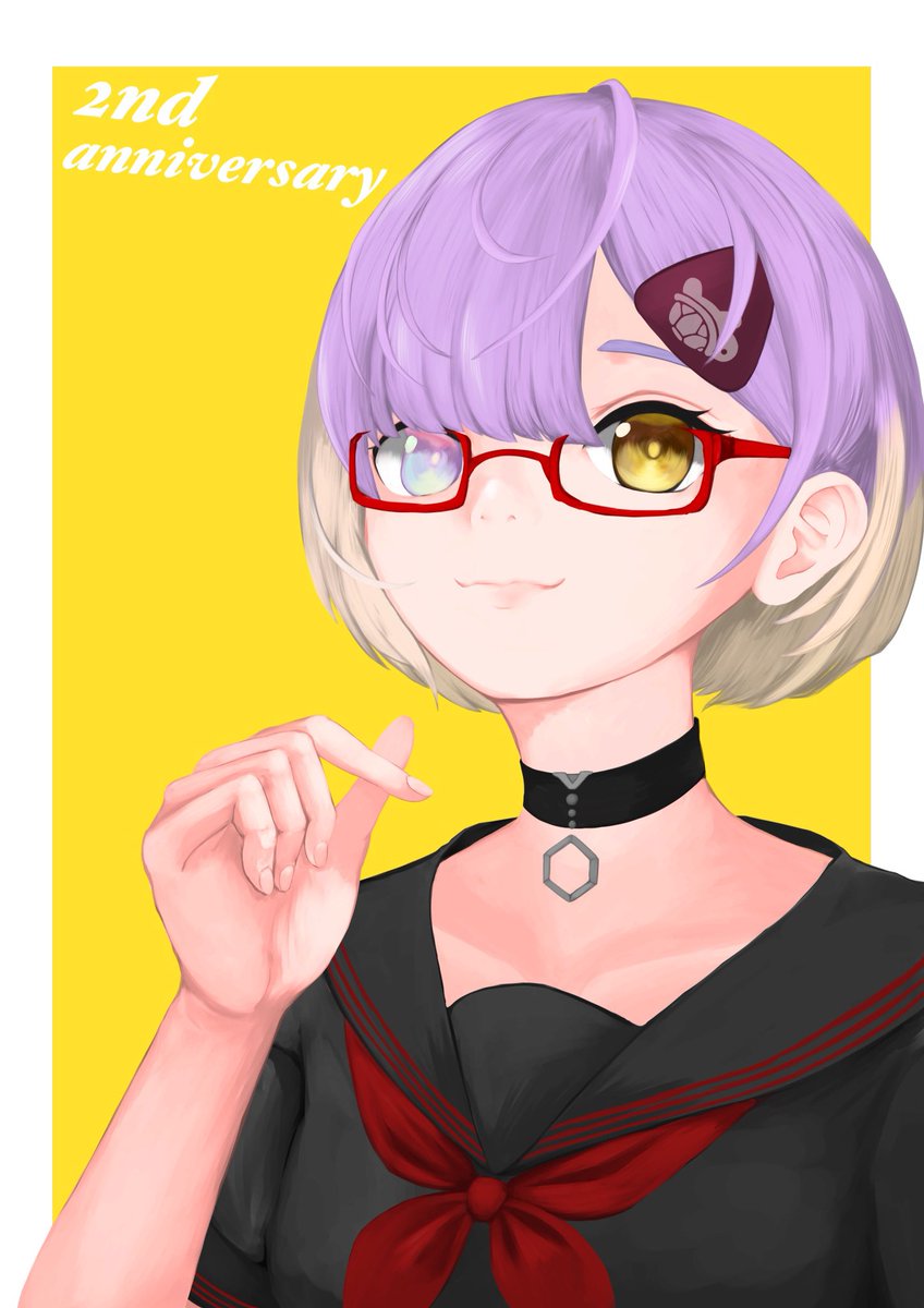 guya_ms02's tweet image. #ぶいぱい
#あまあめーと 
🎊ぶいぱい一期生のみんな２周年おめでとう！！🎊
また一年皆さんが、健康で活動できるよう応援していきます‼️