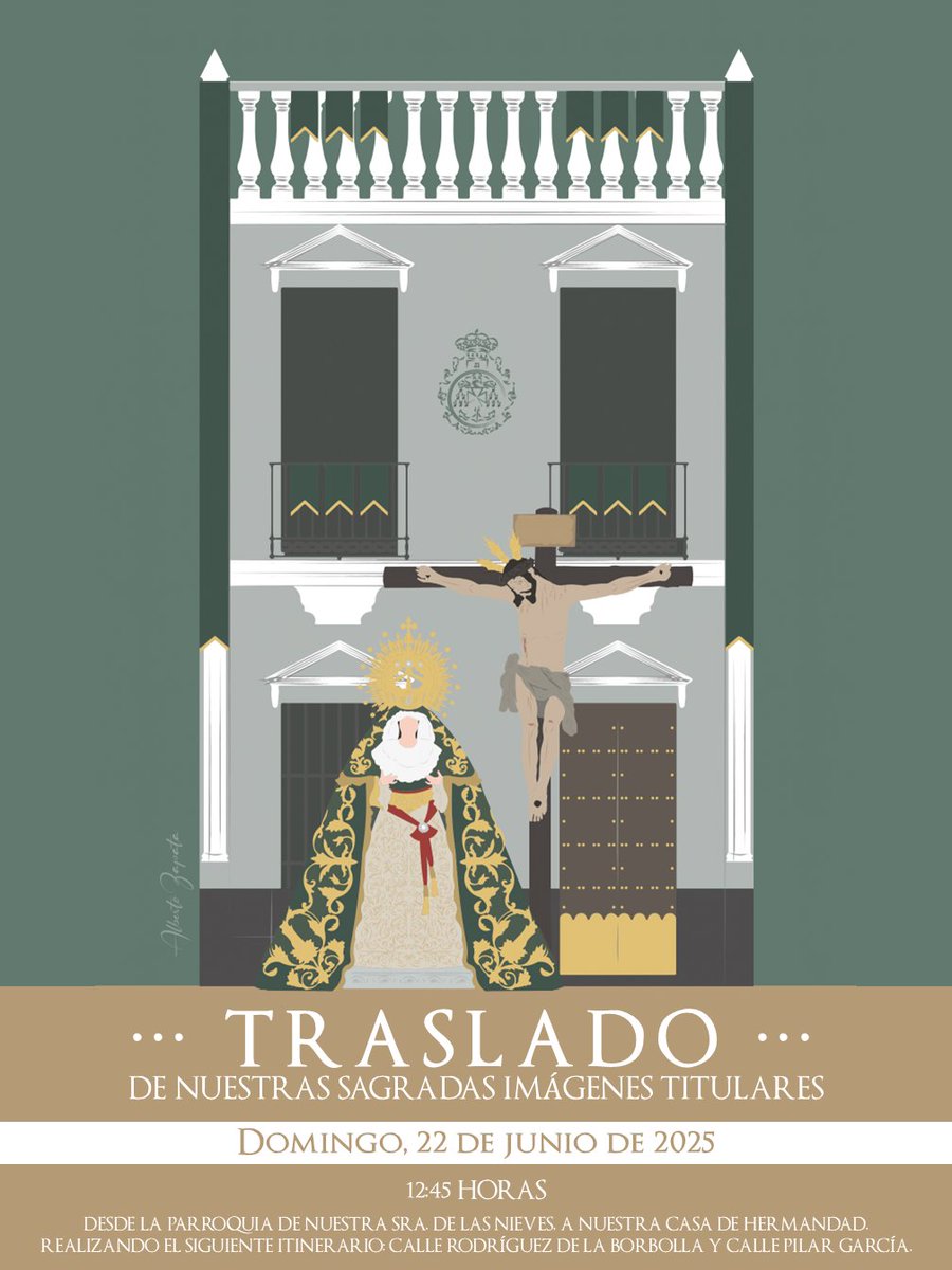 ✝️ #TuCruzNuestraEsperanza | TRASLADO DE NUESTRAS SAGRADAS IMÁGENES TITULARES A SU CASA DE HERMANDAD

La Antigua, Real e Ilustre Hermandad y Cofradía de la Santa VeraCruz de La Algaba, hace pública la información a sus hermanos y devotos, del traslado público de nuestras Sagradas