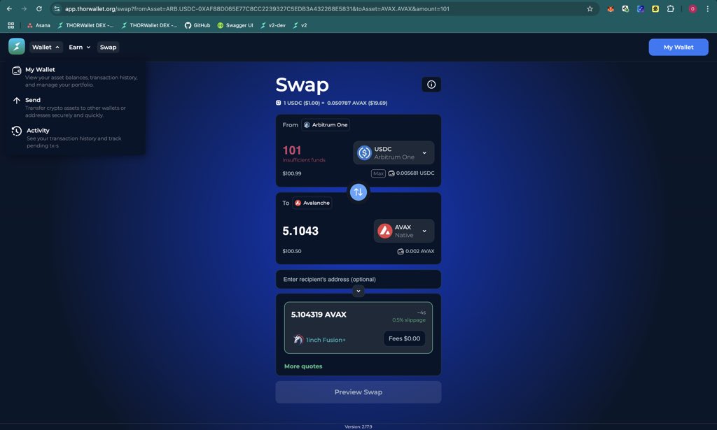 1/10
 Big win for the DeFi community

The <a href="/Thorwallet/">THORWallet</a> just rolled out a powerful Web App update now integrated with none other than <a href="/1inch/">1inch</a>

If you thought swapping tokens was good before, it just got a whole lot smarter, safer, and more efficient

Here’s how 

#1inchWallet