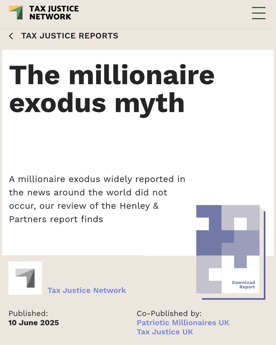 Turns out the millionaire exodus was a complete work of fiction.... built on dodgy data from a company flogging golden passports to billionaires. Henley &amp; Partners spun a PR stunt – and the media ran with it. 10,000 headlines later, the truth emerges: less than 0.3% of UK