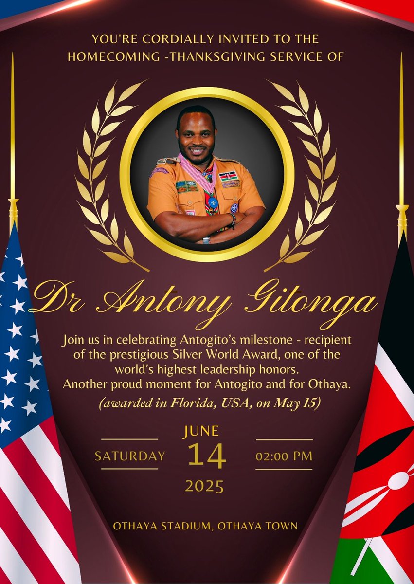 RealkolaKE's tweet image. What Antony Gitonga has done with his influence is what sets him apart. A SILVER WORLD AWARD WINNER who used every platform to serve people. #OthayaWelcomesAntogito