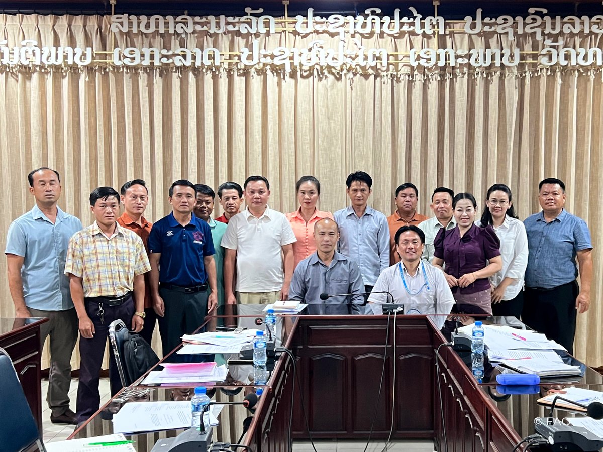 FAOLaoPDR's tweet image. FAO & PAFO advance rural irrigation/road infrastructure planning in Luang Prabang & Oudomxay—supporting Water User Groups and infrastructure to build climate-resilient livelihoods.
#FAO #Laos #LRRA #Water and infrastructure Management