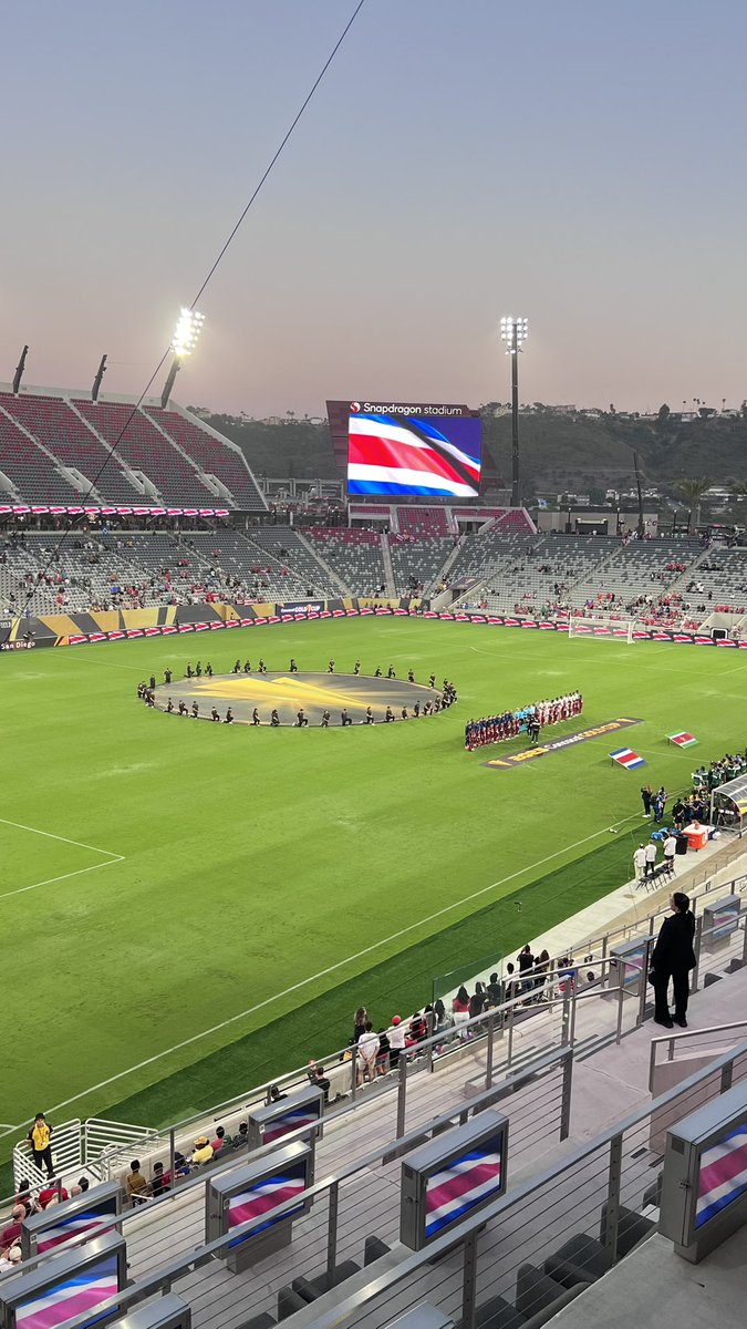 Triste entrada en San Diego para la #CopaOro2025 menos de 3 mil aficionados vinieron a apoyar a #CostaRica <a href="/CGN_noticias/">CGN Noticias</a> @tudn