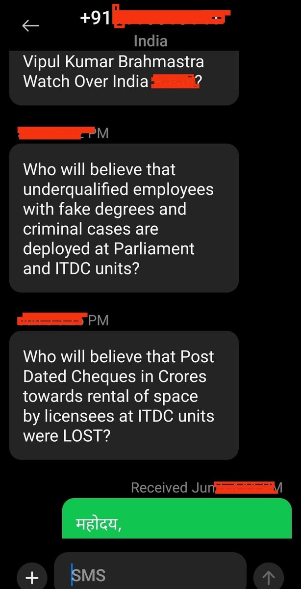 VIPUL KUMAR (@editorvipul) on Twitter photo 📢 #ITDC <a href="/ITDC_theashok/">ITDC</a> से संबंधित अनियमितता/#भ्रष्टाचार के मामलों को (Incl Involved officials & Documents etc) Pub Interest में हमसे Share करते रहें: reach2vipul@gmail.com; 9313058600 (Text/whatsapp)
नाम गुप्त रखा जाएगा! "एक Example👇 Pic "
<a href="/tourismgoi/">Ministry of Tourism</a> <a href="/Mugdhareads/">Mugdha Sinha</a> #hotel 📢 #ITDC <a href="/ITDC_theashok/">ITDC</a> से संबंधित अनियमितता/#भ्रष्टाचार के मामलों को (Incl Involved officials & Documents etc) Pub Interest में हमसे Share करते रहें: reach2vipul@gmail.com; 9313058600 (Text/whatsapp)
नाम गुप्त रखा जाएगा! "एक Example👇 Pic "
<a href="/tourismgoi/">Ministry of Tourism</a> <a href="/Mugdhareads/">Mugdha Sinha</a> #hotel