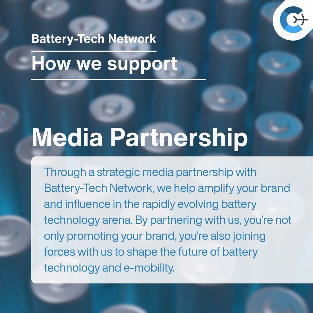 🔋 Strategic #MediaPartnership Opportunity - Battery-Tech Network. Learn more: buff.ly/1qujIK2

We are pleased to announce the launch of our #MediaPartnership program, designed to provide comprehensive visibility and strategic positioning for organizations in the battery