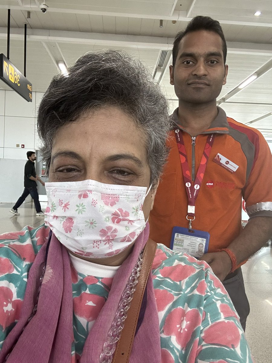 Boarding AI 2995, flight to Mumbai this morning frm Delhi. Must tweet about the exemplary service accorded to senior citizens/with disabilities at T3. Special mention to Amarjeet Chaudhary, Service Attendant, pleasant, smiling who saw me to my seat prior take off.  
<a href="/airindia/">Air India</a>