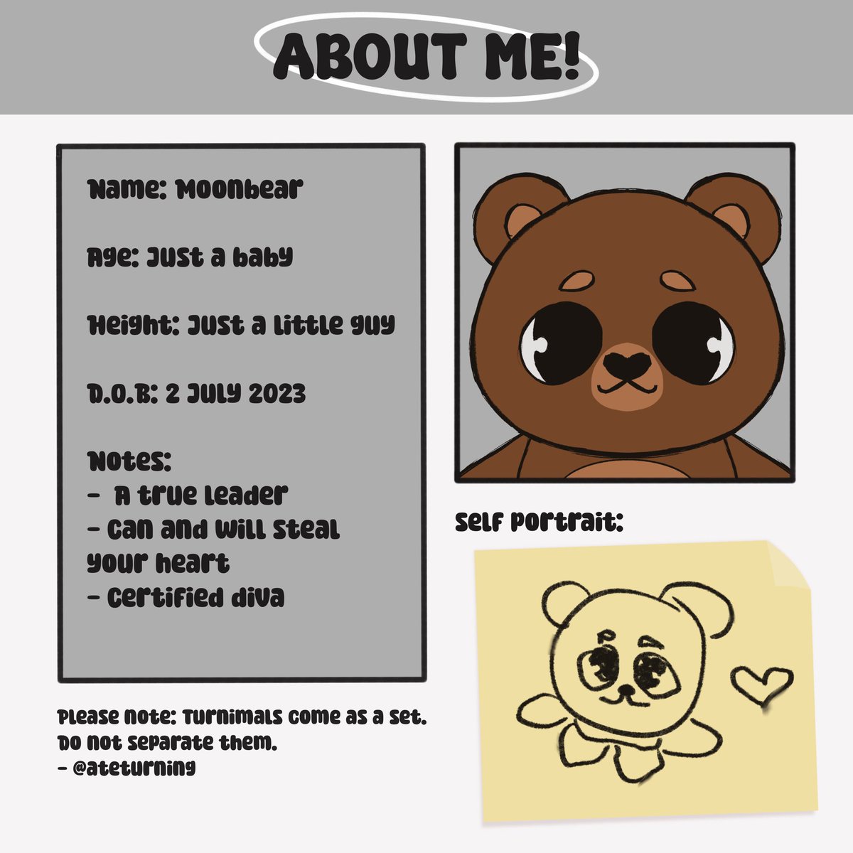 ateturning's tweet photo. TURNIMAL PROFILE: MOONBEAR

#8TURN #에잇턴 #turnimals #턴니말 #jaeyun #재윤 https://t.co/zUOlzWBVC6
