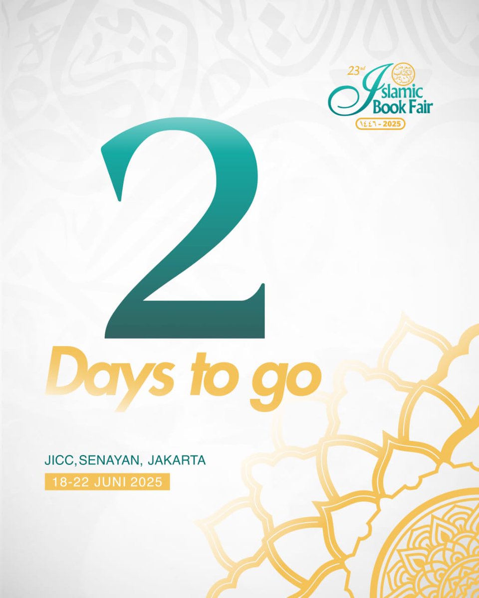 Hai sobat IBF siap-siap menuju 2 hari lagi.

#islamicookfair #ikapijakarta #ibf2025 #jaringanpesantrenibf