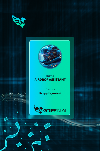 Griffin_AI's tweet photo. 🦅 GM! 

🪂 AI Agent Spotlight #2: Airdrop Assistant by @crypto_anonn

Simplifies airdrop hunting with eligibility checks, claim guidance, and scam protection.  

💸 Check it out: https://t.co/T7KhMr4wsz https://t.co/ODXh9kRAml