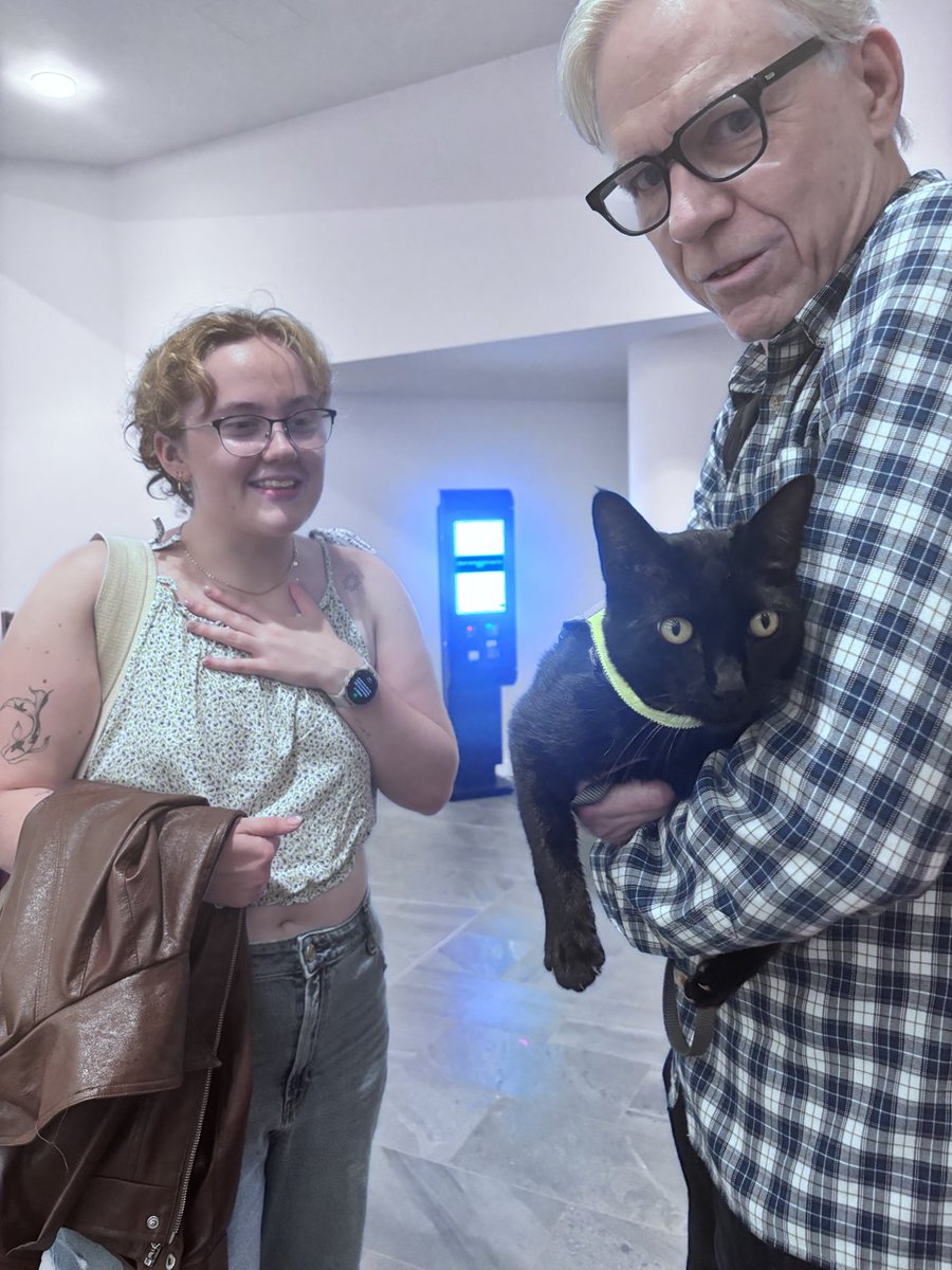 Rolf report 16 June: This history student was gobsmacked to meet the analog version of me after following the digital one for so long. And I was chuffed myself to meet such a loyal follower. You are now allowed to graduate! Nice to meet you &amp; all the best! Rolf x