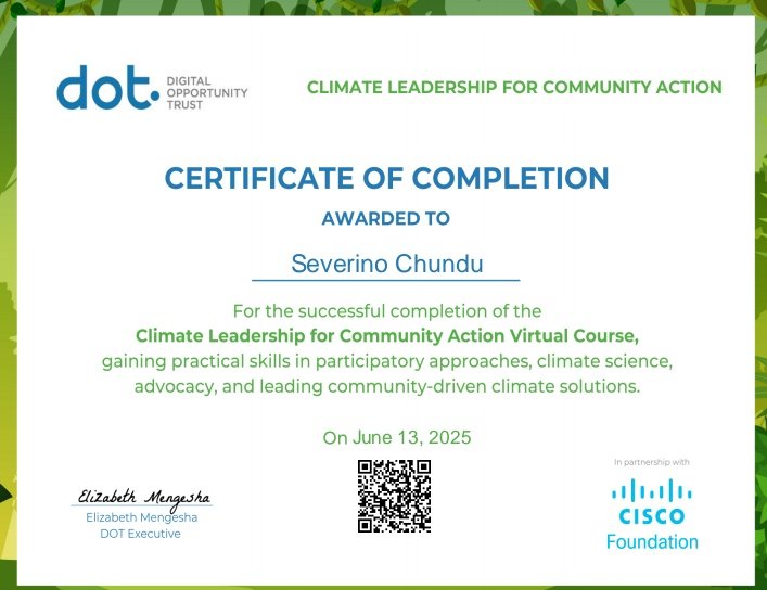 Climate change is no longer a distant threat, it's a reality already affecting our communities. After completing an insightful climate online course. I've gained a deeper understanding &amp; solutions we can take through mitigation and adaptations. 
#ClimateAction #ClimateJustice