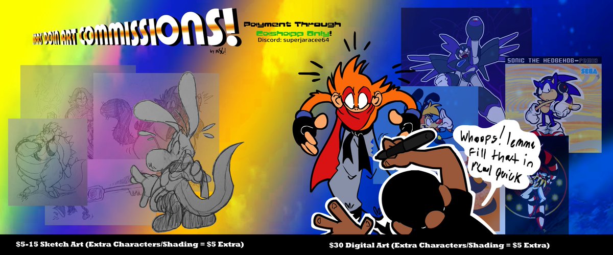 Jars2008's tweet image. Commissions R Open until around August, get em while there hot (also updated the prices)