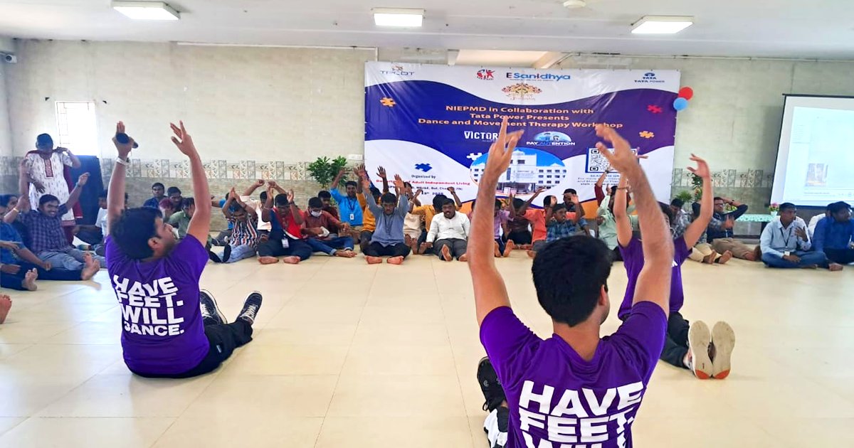 NIEPMD's tweet image. NIEPMD (D) in collaboration with Tata Power Company Limited, organized a three day workshop on &apos;Dance and Movement Therapy&apos; for Divyangjan and their families, on June 11, 2025, at NIEPMD Campus, Chennai.  #dancetherapy

@socialpwds