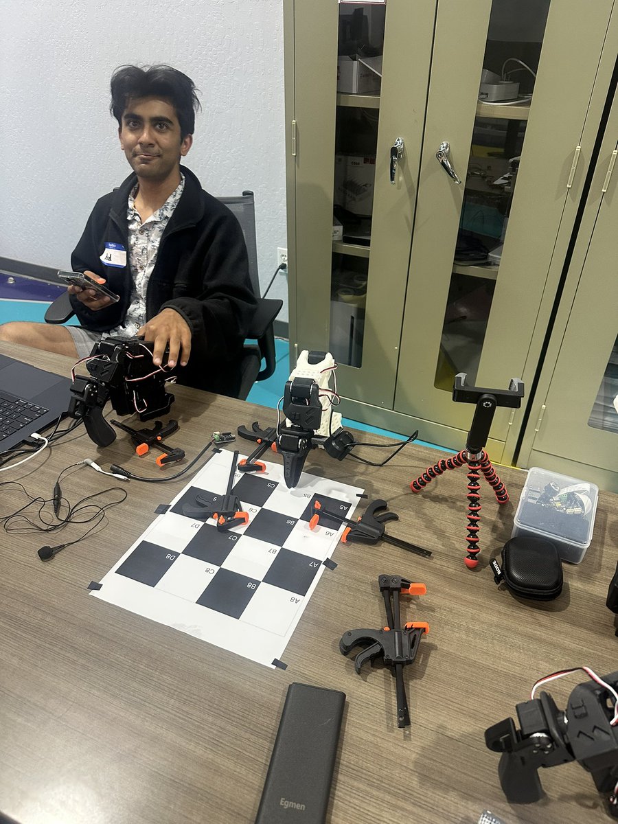 Jason Shin (@jungwonshin95) on Twitter photo Had a great time judging the <a href="/LeRobotHF/">LeRobot</a> hackathon as a part of the <a href="/DeftRobo/">Deft Robotics</a> team!
It was exciting to see so many innovative projects. Thank you <a href="/DhruvDiddi/">Dhruv Diddi</a> and everyone for organizing such an amazing hackathon! Had a great time judging the <a href="/LeRobotHF/">LeRobot</a> hackathon as a part of the <a href="/DeftRobo/">Deft Robotics</a> team!
It was exciting to see so many innovative projects. Thank you <a href="/DhruvDiddi/">Dhruv Diddi</a> and everyone for organizing such an amazing hackathon!