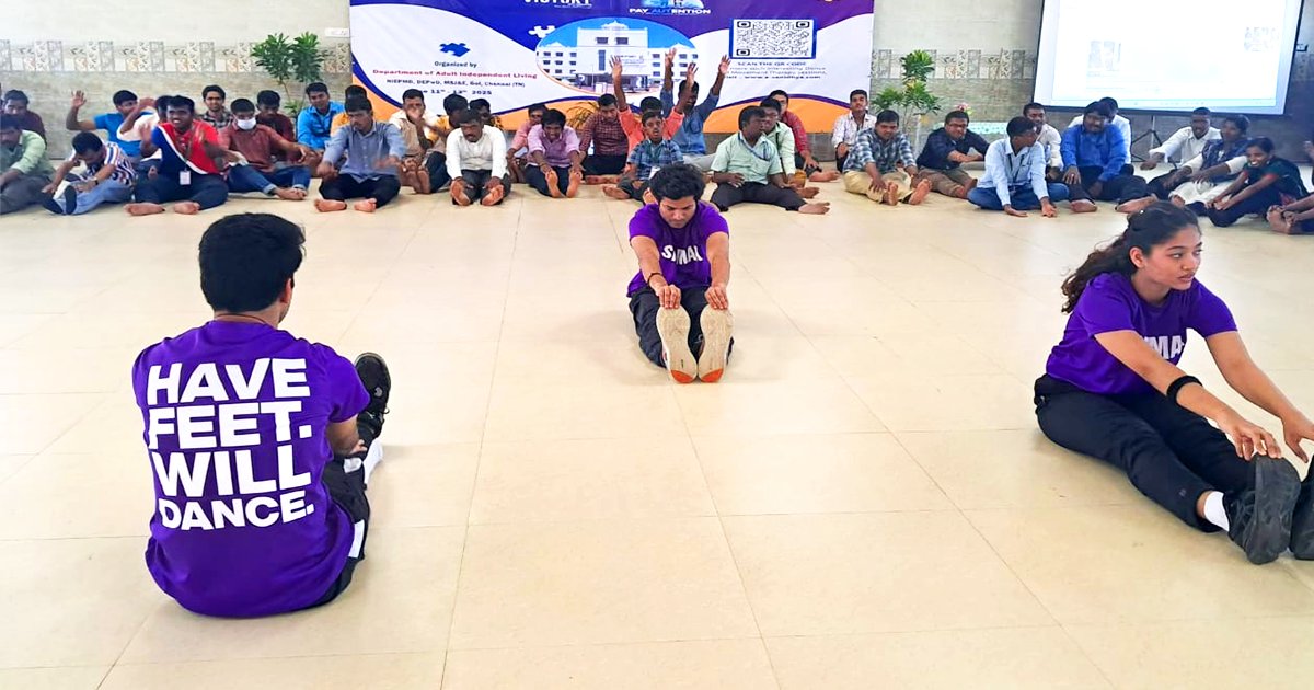 NIEPMD's tweet image. NIEPMD (D) in collaboration with Tata Power Company Limited, organized a three day workshop on &apos;Dance and Movement Therapy&apos; for Divyangjan and their families, on June 11, 2025, at NIEPMD Campus, Chennai.  #dancetherapy

@socialpwds