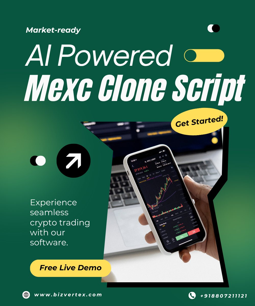 bizvertex's tweet image. 👀 Want to run your own #cryptoexchange like MEXC? Start earning from day one! Use #Bizvertex’s prebuilt #MEXCCloneScript

🚀 10-Days Launch | 100% Customizable | Multi-chain Support

Free demo -
bizvertex.com/mexc-clone-scr…

#Crypto #BitcoinExchange #centralized #bitcoin #usa #uk
