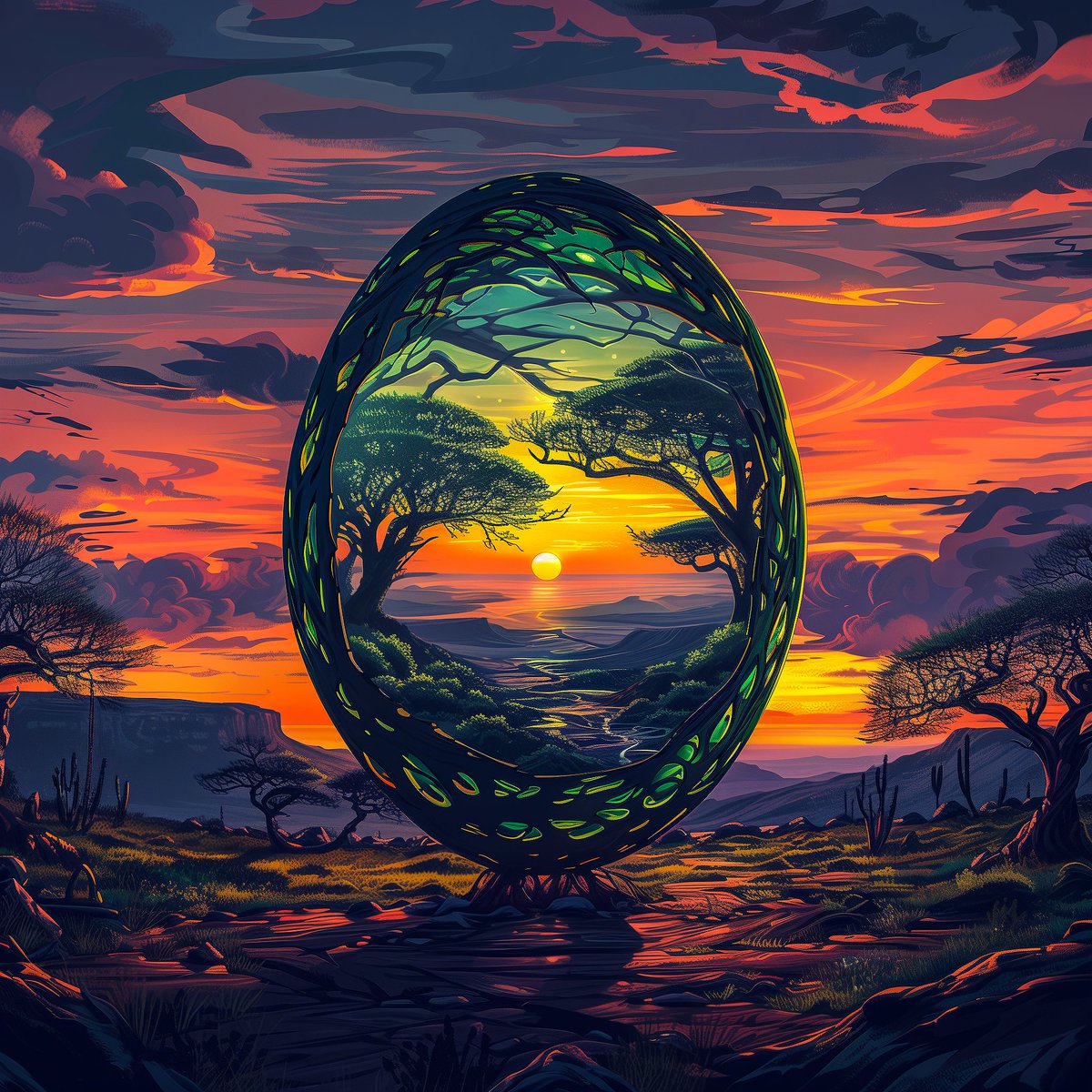 The Dragon Egg RWA presale is on and you can select a geographical location that is near and dear to your heart and have it made for you as an NFT and in high quality physical Giclee format such as these two solds:

Ruby Falls Tennessee and Table Mountain South Africa