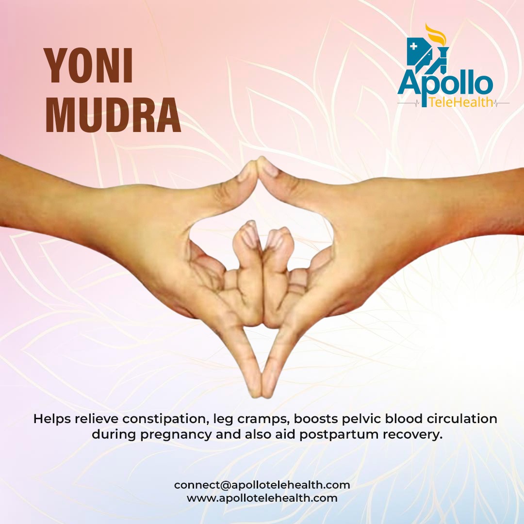 This whole week explore the power of #Mudras that support #pregnancy and #postpartumwellness with Apollo Telehealth.

#MudraMagic #HealthyMomHealthyBaby #ApolloTelehealth #MotherhoodJourney #InternationalYogaDay #YogaDay2025 #yogamudras