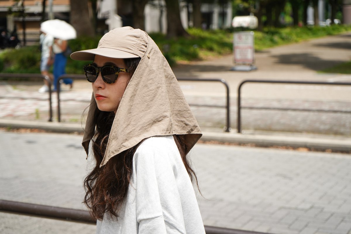 PHEENYのNylon taffeta cap with scarfを今週末6/14(土)に再販売致し