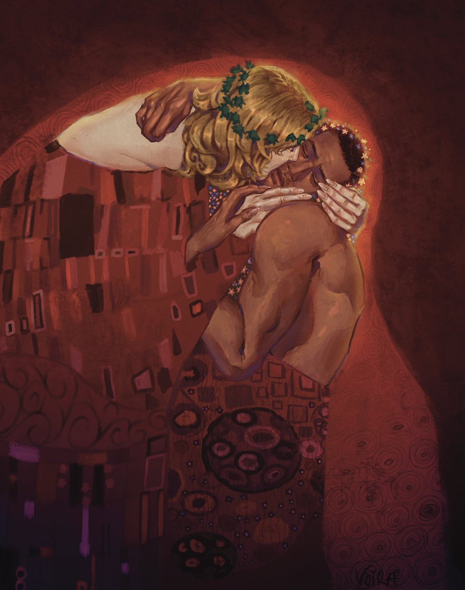 TiredVoira's tweet photo. #iwtvfanart The Kiss https://t.co/0MH2r0F42g