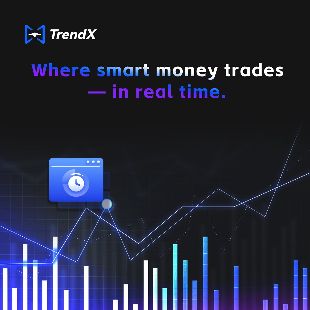 💸 Where smart money trades — in real time.
Why guess, when you can just follow the winners?
📈 TrendX shows you what the whales are buying right now —
No tea leaves. No tarot cards. Just on-chain truth.

👀 Watch the wallets.
🎯 Spot the alpha.
⚡ Copy the move.
💰 Profit