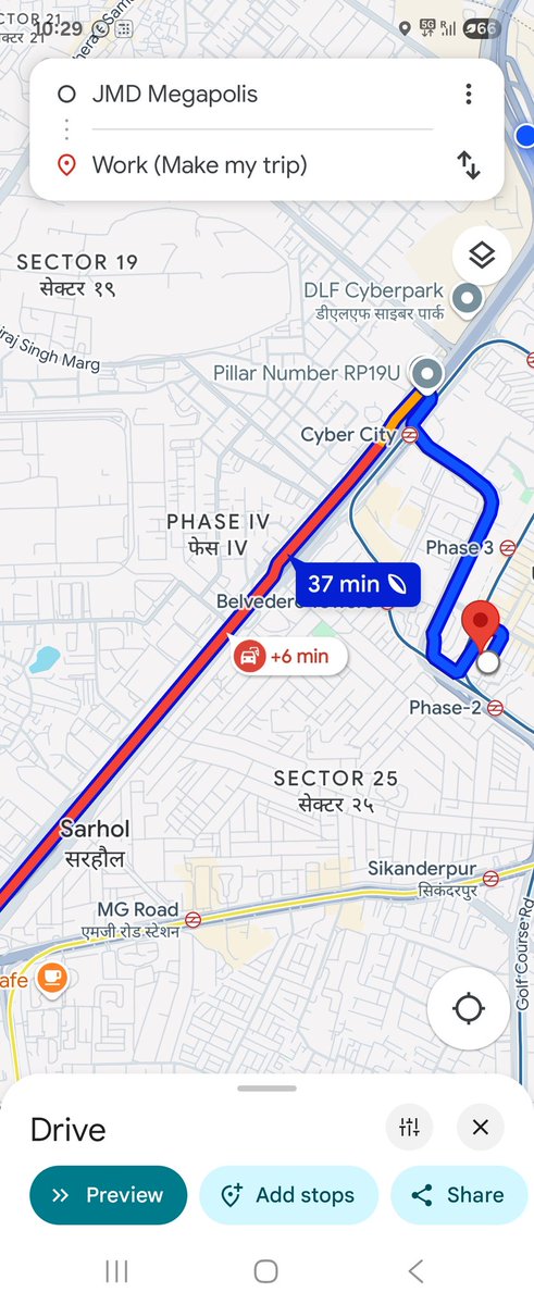 Shrish_truered's tweet photo. @TrafficGGM @OfficialGMDA- pls deploy some sensible traffic policemen at Shankar chowk signal cyber city. The current stupid personnel have been choking traffic beyond exit 18 till nh48 while traffic on golf course towards delhi runs smoothly. https://t.co/lx9NWINiav