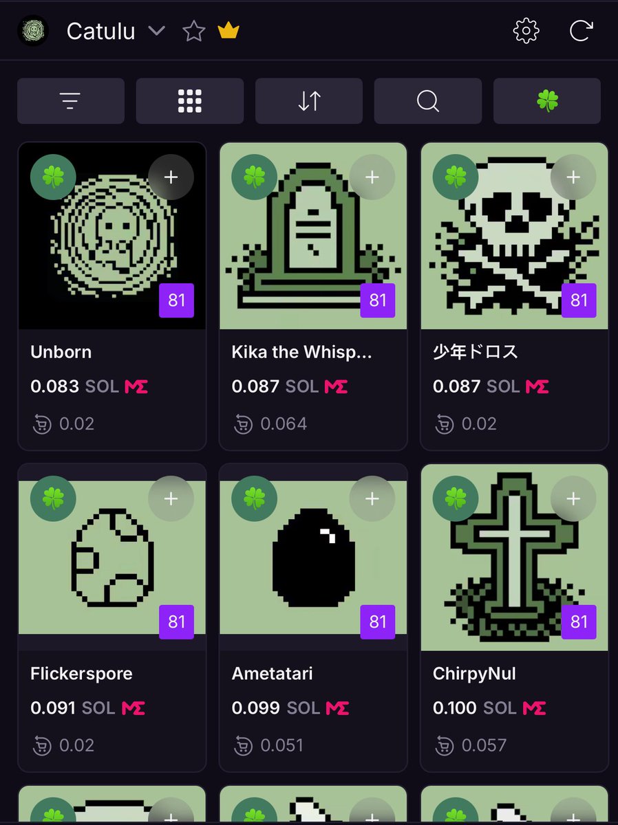 dollardollyy's tweet photo. @Ralvero GM fren. Grind some #CATULU nft. Get yours now leggo. Can get some here! They’re all adorable and very cheap 😍

https://t.co/uHbtdEg9vL https://t.co/4q1e5MW4V3