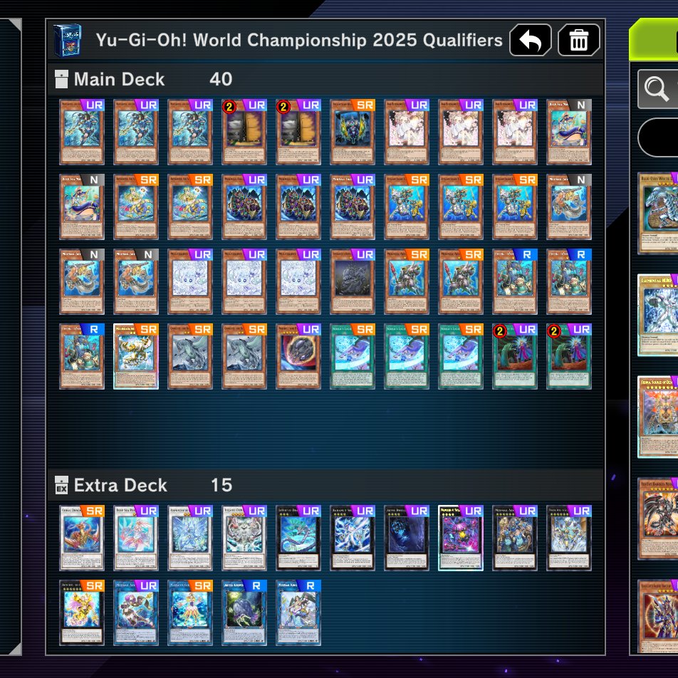 This is the best deck I have ever played with. Final score 145-86. Played for a total of 26 hours during the entire DC. Really happy that I was able to qualify in the end!

See you all in Paris 🫡