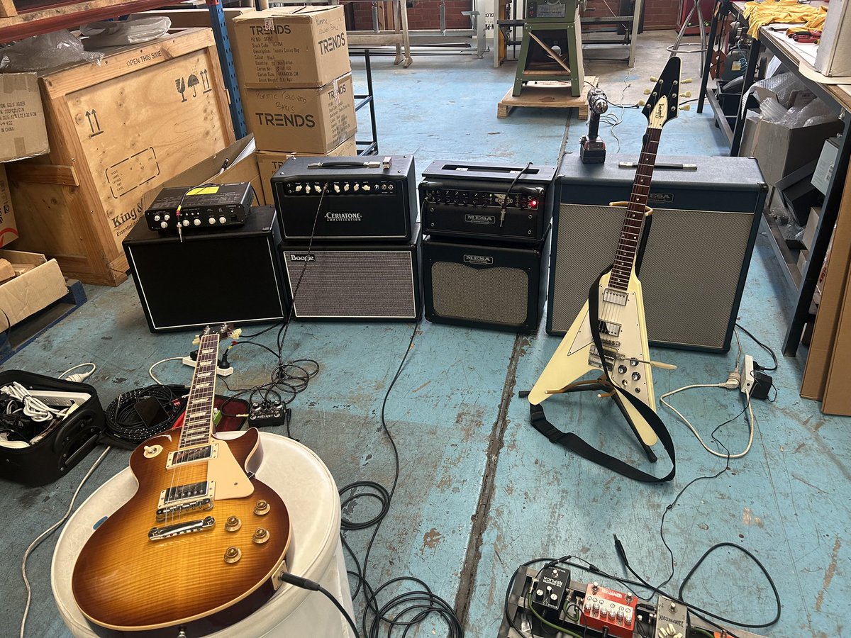 2006 LP standard, 2007 V 67 CS………in the factory on the weekend so we could turn it up! Good times