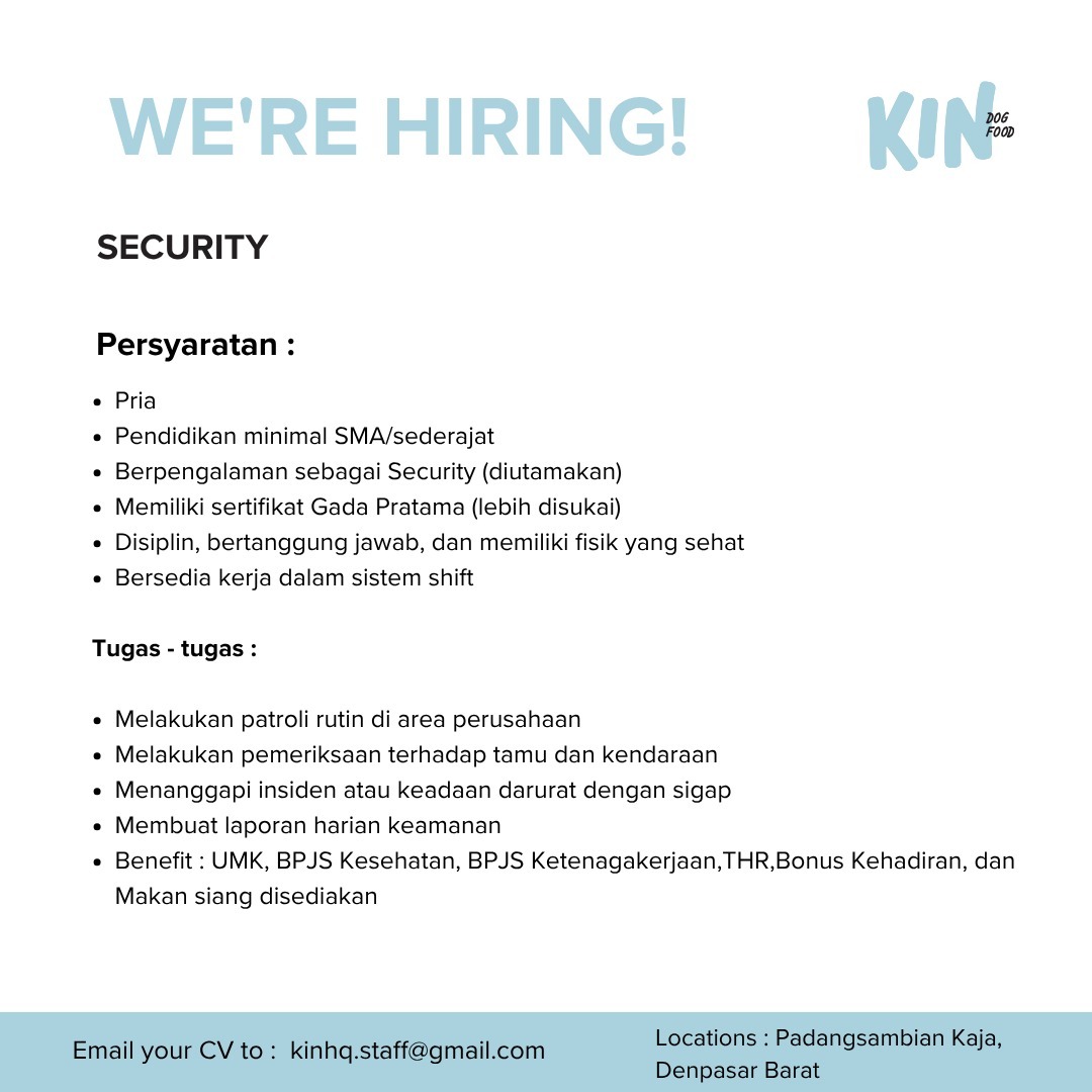 Lowongan Kerja BALI (@baliloker) on Twitter photo 