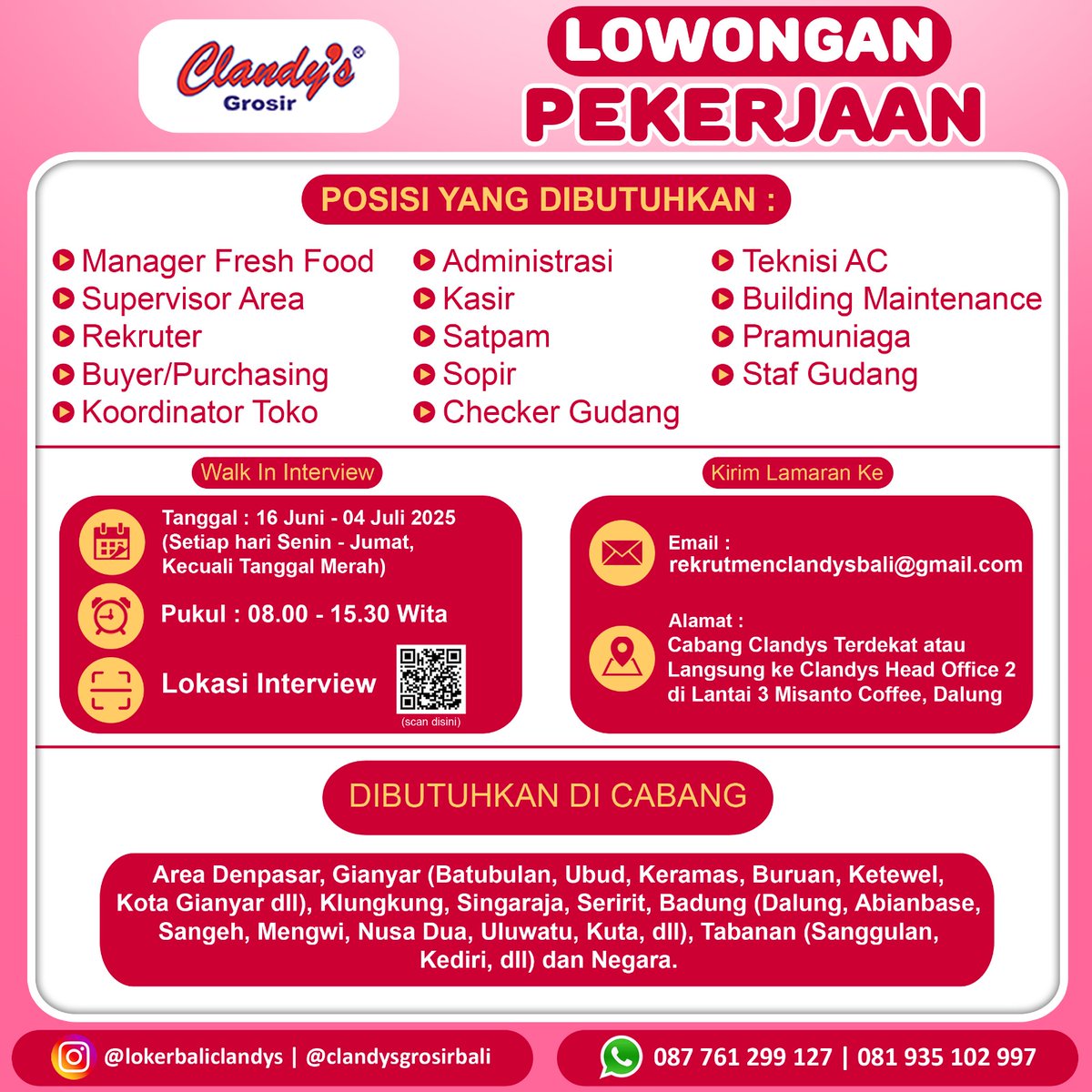 Lowongan Kerja BALI (@baliloker) on Twitter photo 