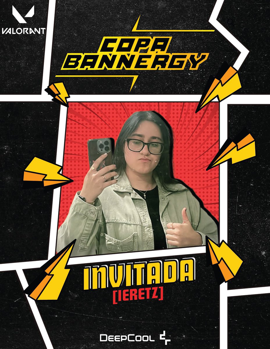 IEretz (@eretz11) on Twitter photo Emocionada por participar en la copa #CopaBannergy2!!!!
Muchas gracias por la invitación <a href="/banegasboy/">BanegasBoy 🍃</a> y <a href="/DeepCoolMx/">DeepCool México</a>. 🔥🫶🏼
Nos vemos en mi primera participación en torneo de valo este 25, 26 y 27 de junio! 👹 Emocionada por participar en la copa #CopaBannergy2!!!!
Muchas gracias por la invitación <a href="/banegasboy/">BanegasBoy 🍃</a> y <a href="/DeepCoolMx/">DeepCool México</a>. 🔥🫶🏼
Nos vemos en mi primera participación en torneo de valo este 25, 26 y 27 de junio! 👹