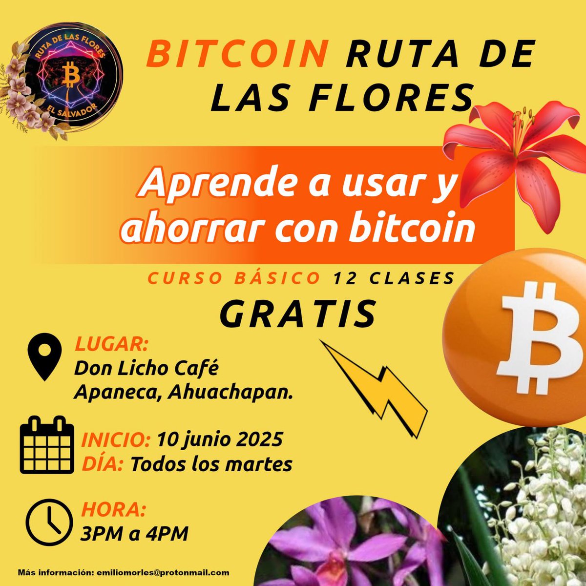 Bitcoin Ruta de las Flores El Salvador (@RutadlasFlores) / Posts / X