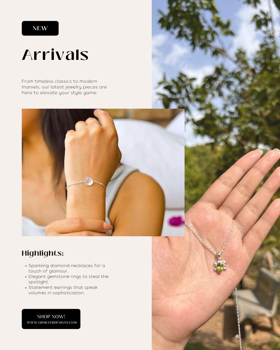 ✨ New Arrivals Just Dropped! ✨
Discover our latest handcrafted silver jewelry, now live on our Etsy shop! Each piece is made with love, soul, and artisan precision. Limited pieces — don’t miss out! 
Tap the link in bio to shop now. etsy.com/in-en…